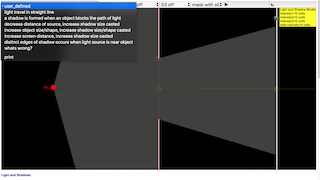 Light and Shadow Simulation with Three Sources of Light, different ...