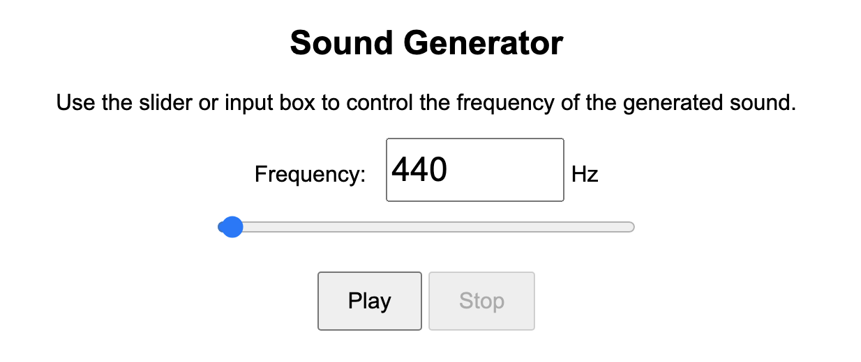 Sound Generator