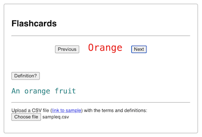 Student Flashcards